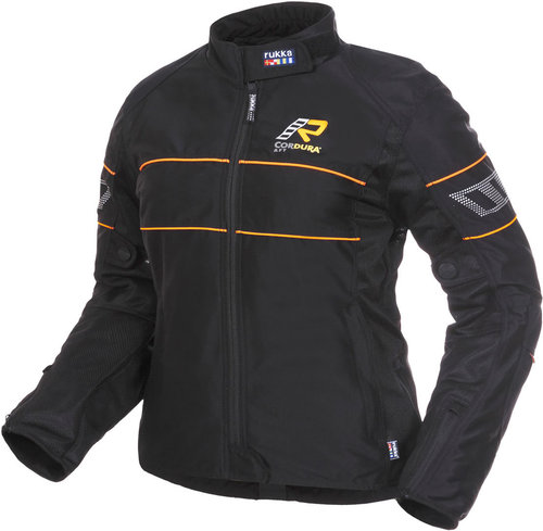 Rukka Air Ya Womens Jas Zwart Oranje 40 rukka kopen in de aanbieding