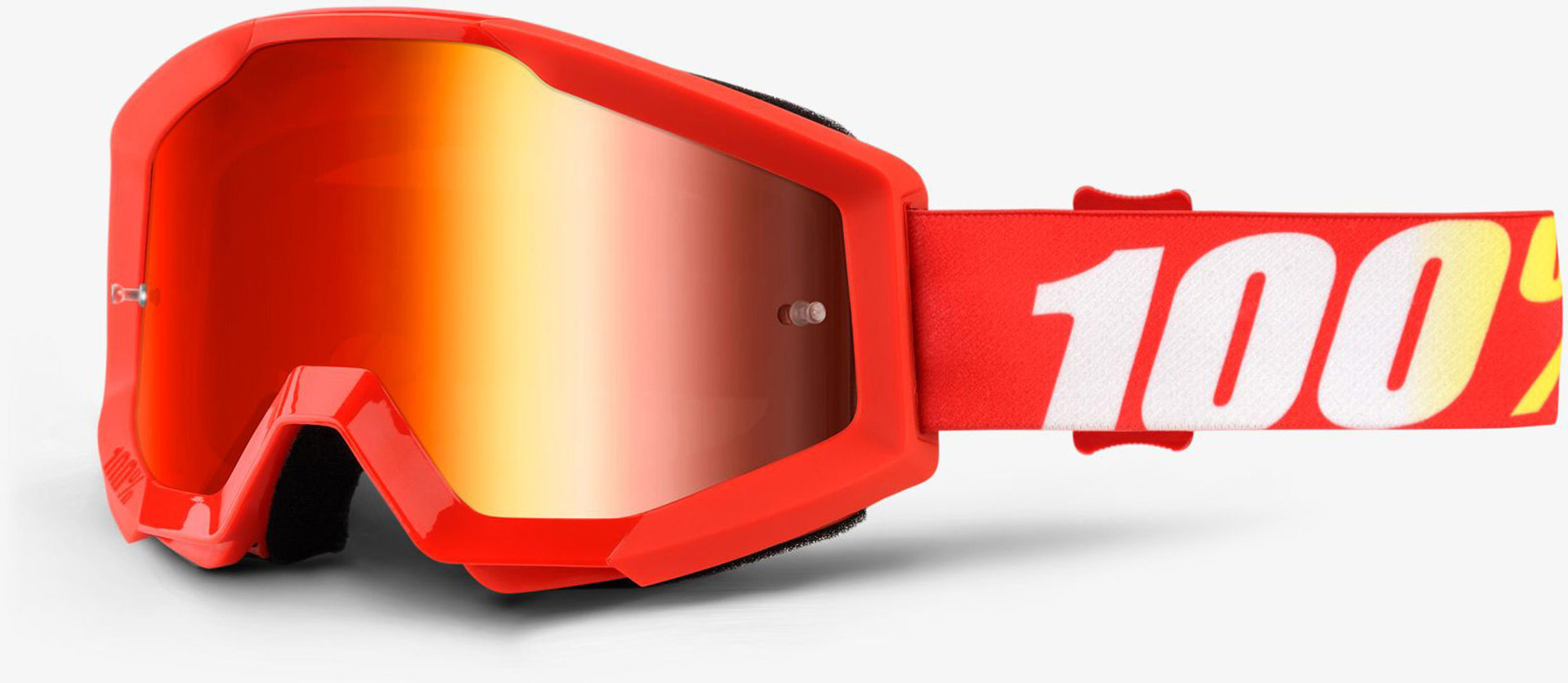 Image of 100% Strata Extra Masques de motocross Rouge unique taille
