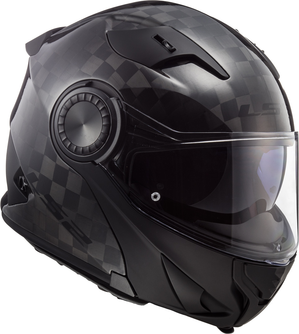 LS2 FF313 Vortex Carbon Casque Charbon XS