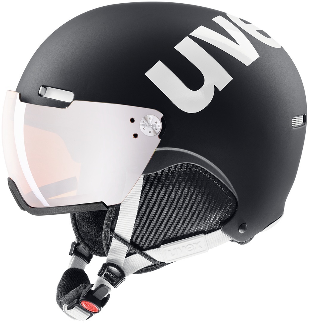 Uvex HLMT 500 Visor Casque de ski Noir Blanc XS S