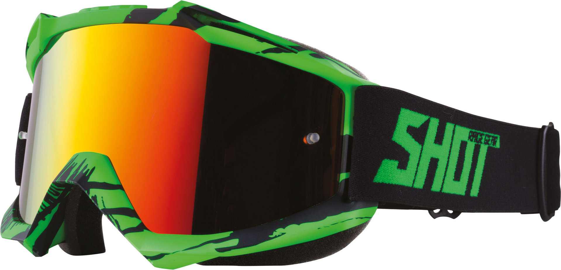 Shot Iris Recall Lunettes de protection Noir Vert unique taille