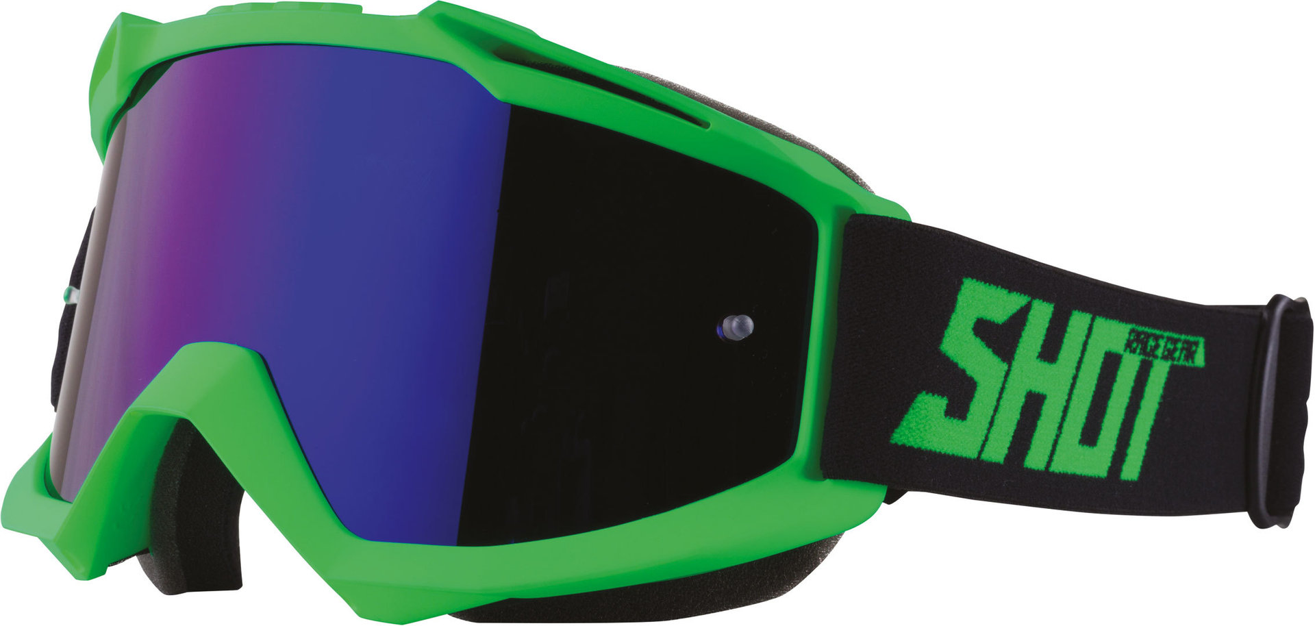Shot Iris Lunettes de protection Noir Vert unique taille
