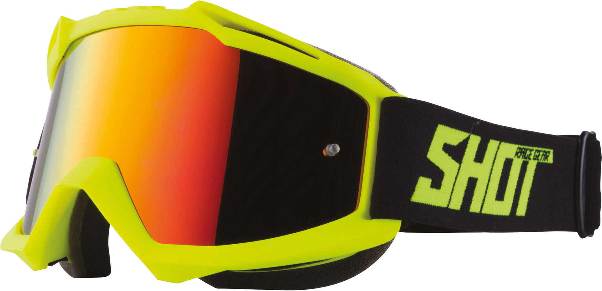 Shot Iris Lunettes de protection Noir Jaune unique taille