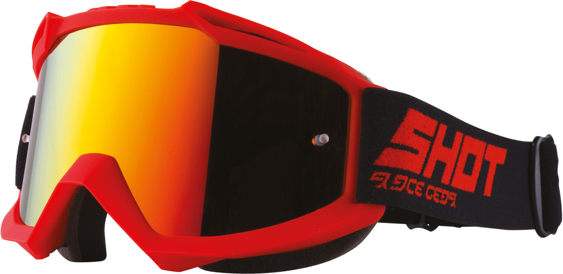 Shot Iris Lunettes de protection Noir Rouge unique taille