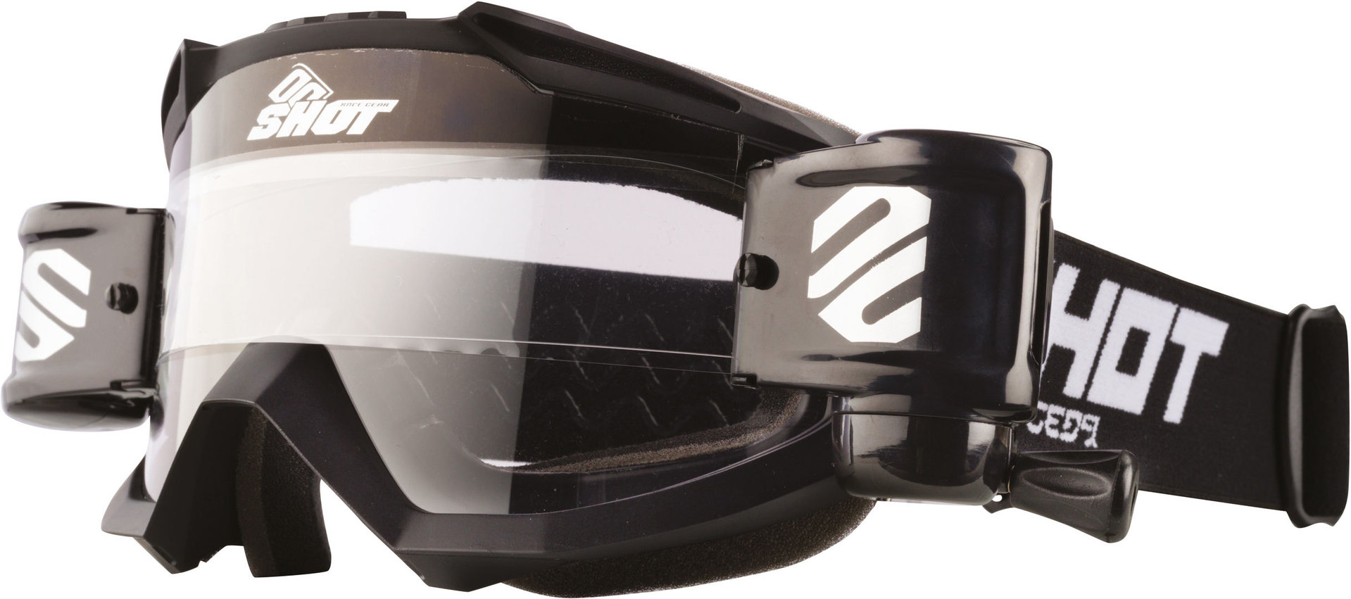 Shot Iris Roll-Off Lunettes de protection Noir unique taille