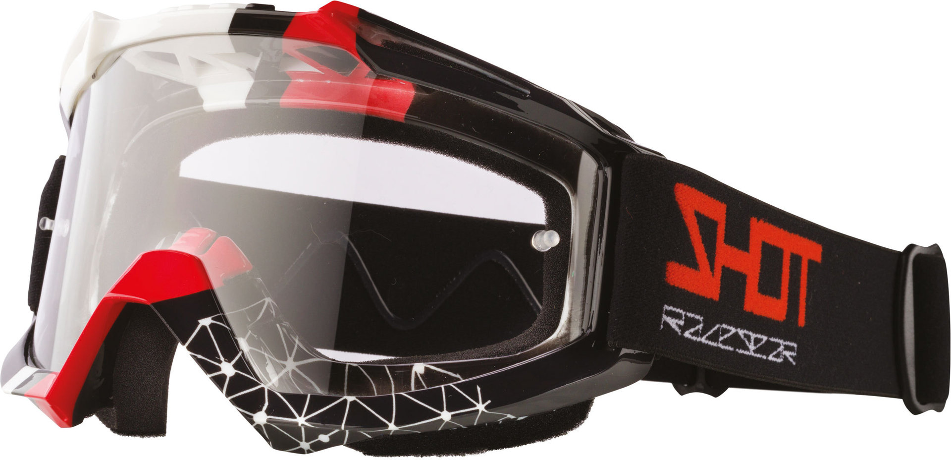 Shot Assault Beyond Lunettes de protection Noir Rouge unique taille