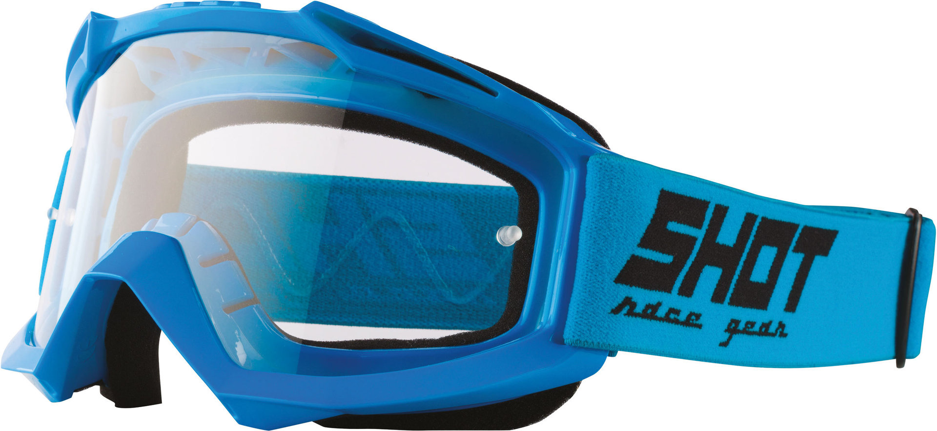 Shot Assault Masques de motocross Bleu unique taille