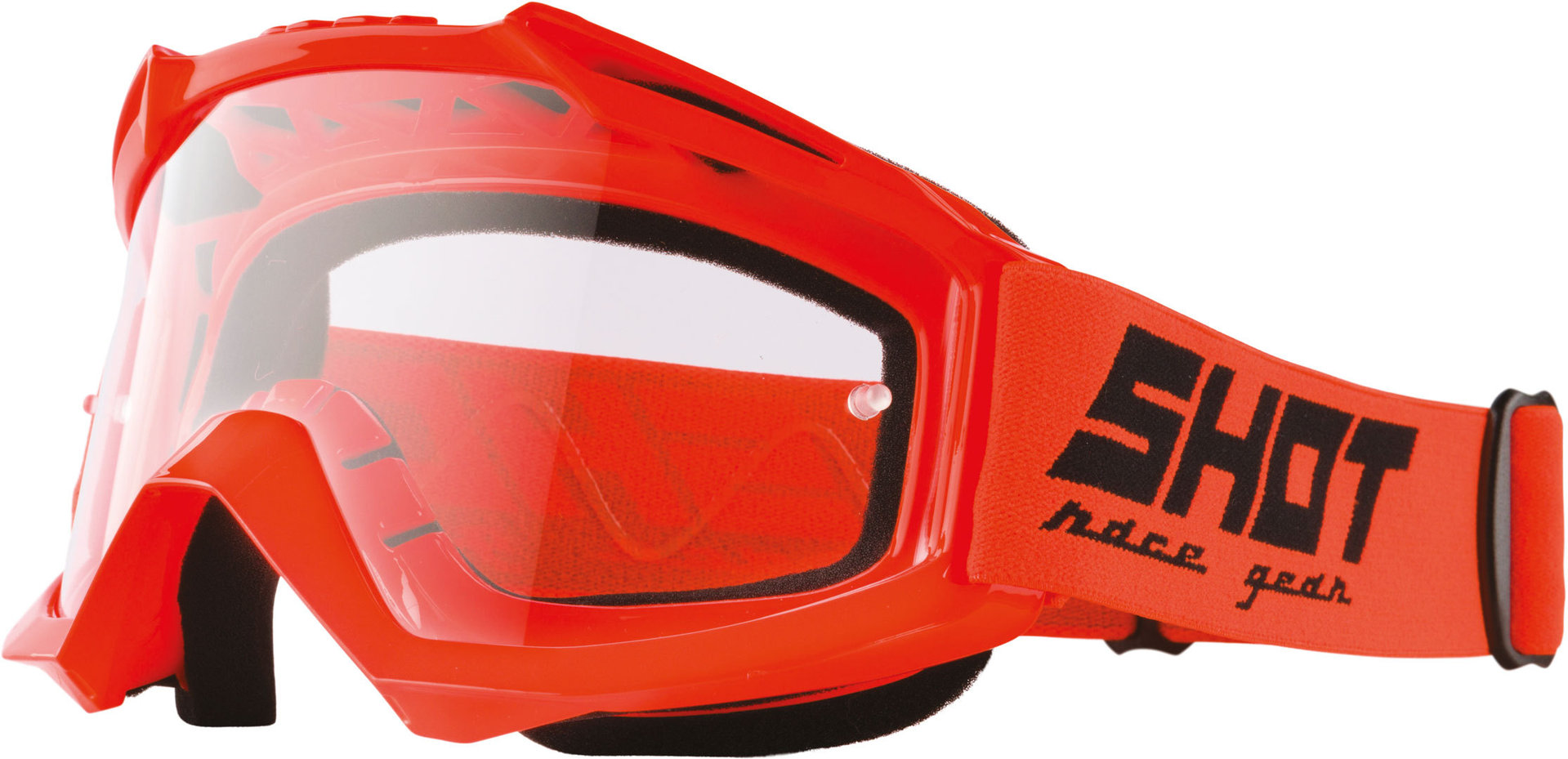 Shot Assault Masques de motocross Orange unique taille