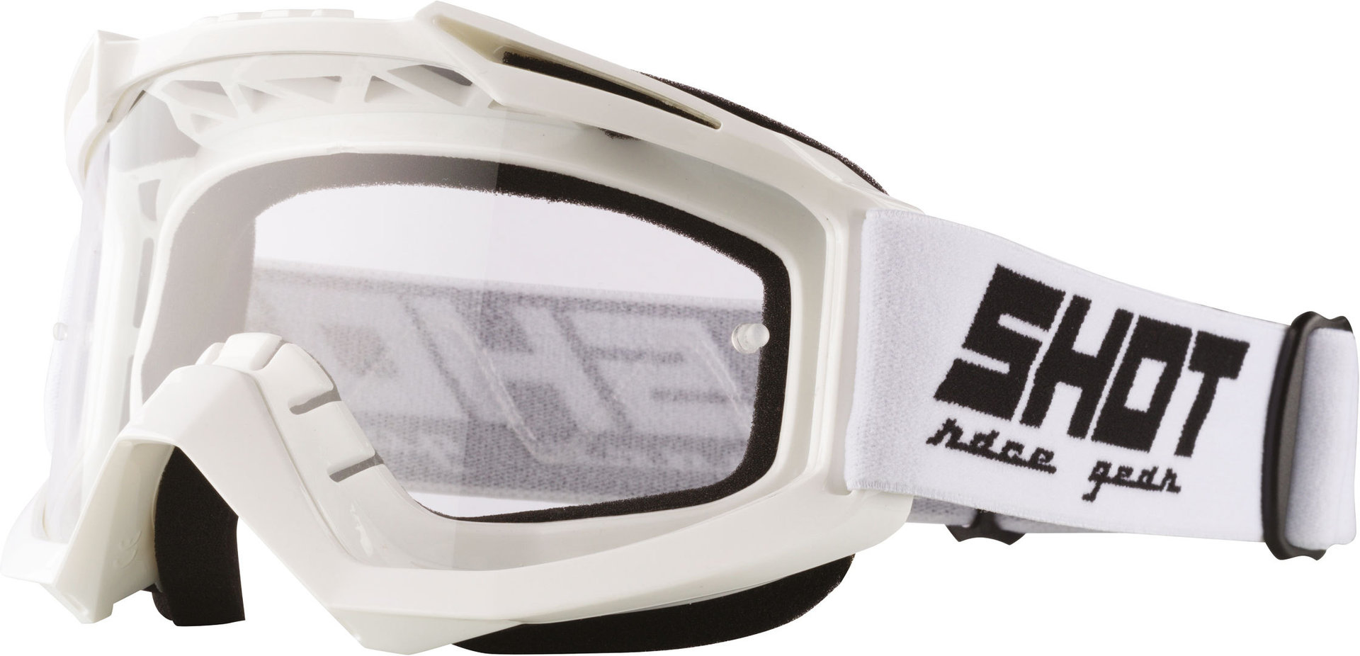 Shot Assault Masques de motocross Blanc unique taille