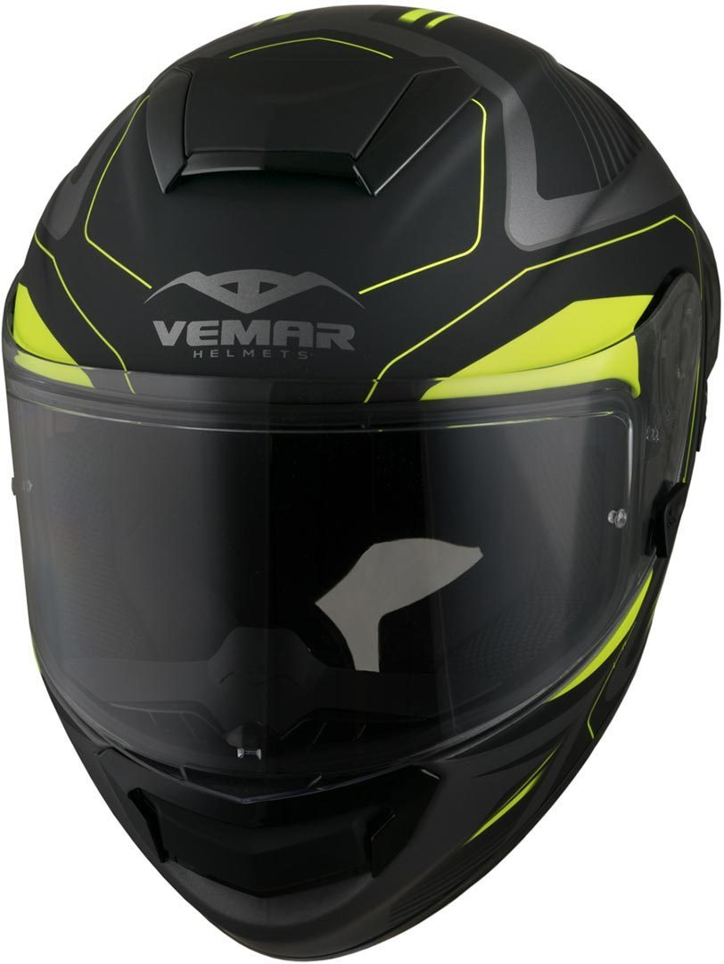 Image of Vemar Hurricane Laser Casque Noir Jaune L