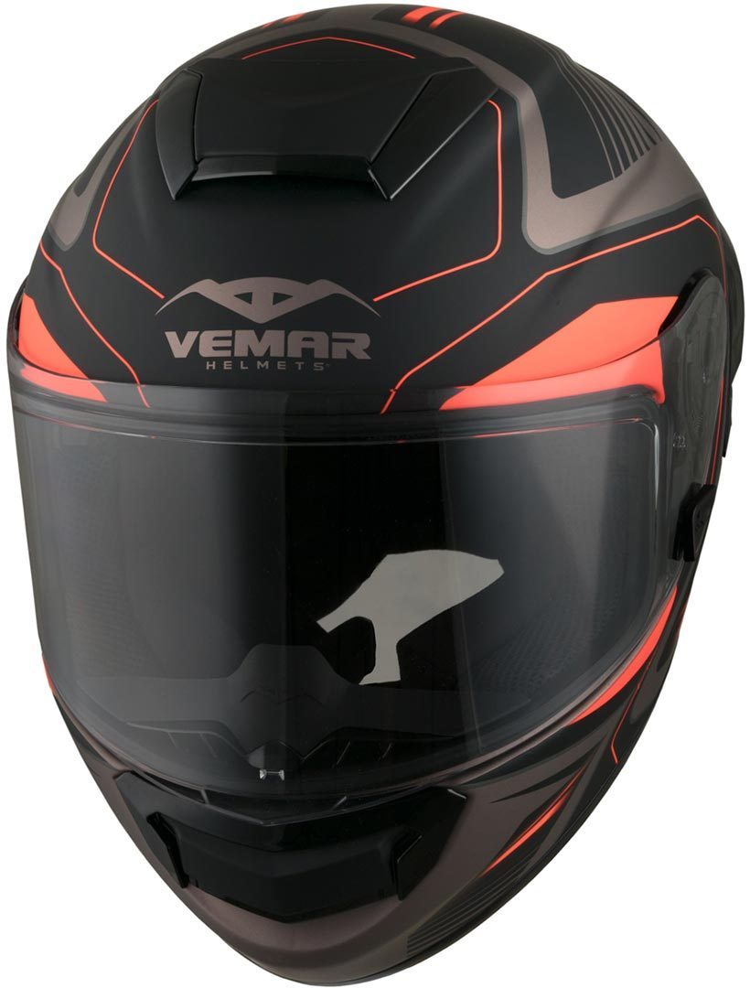 Image of Vemar Hurricane Laser Casque Noir Orange L
