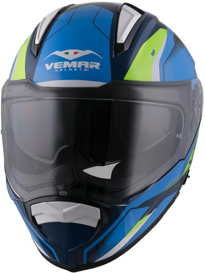 Image of Vemar Zephir Lunar 2017 casque Vert Bleu 2XL