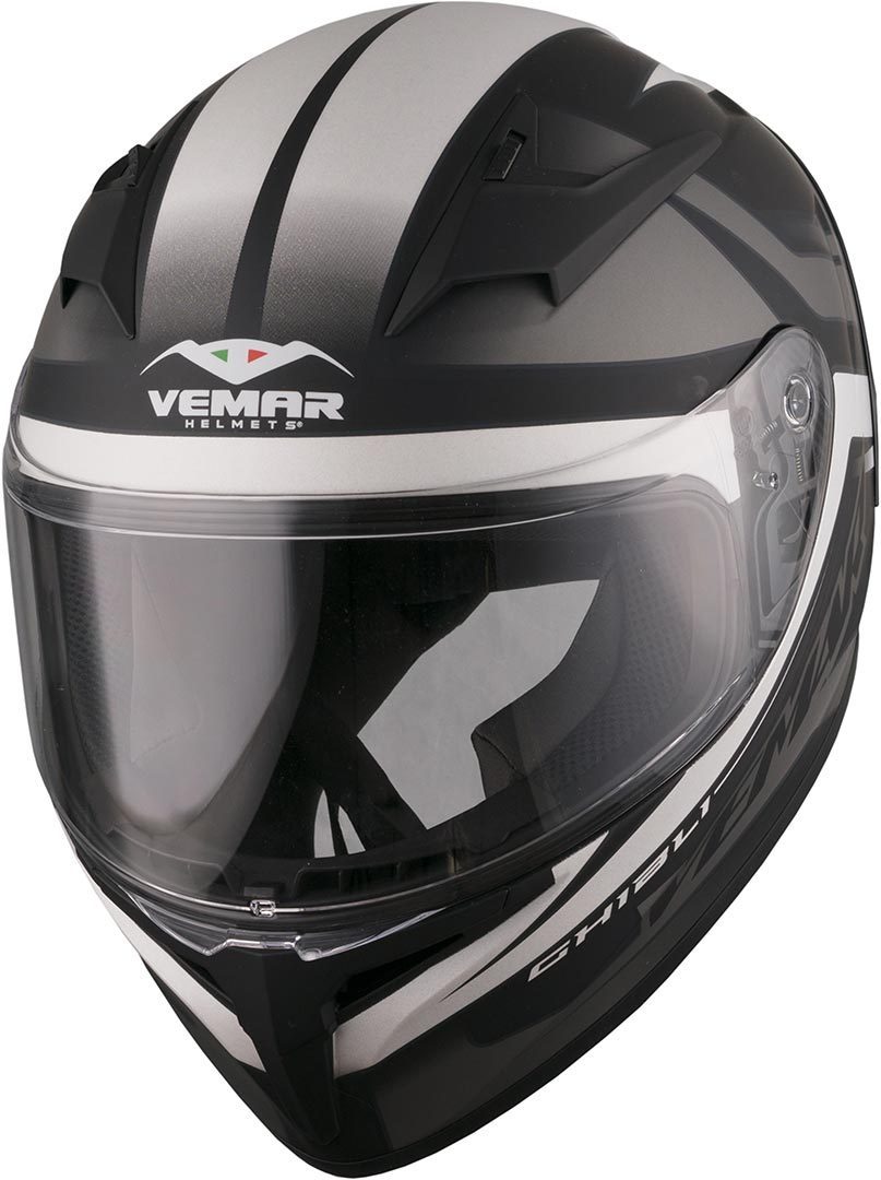 Vemar Ghibli Base Casque Noir Argent 2XL