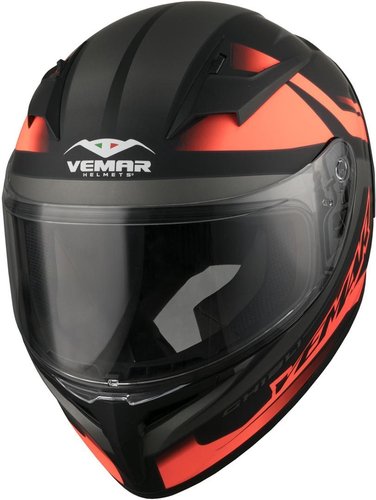 Vemar Ghibli Base Helm Zwart Oranje Xl vemar kopen in de aanbieding