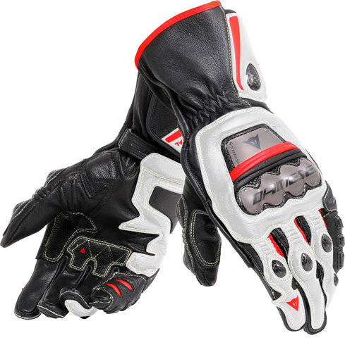 Dainese Full Metal 6 Handschoenen Zwart Wit Rood 3Xl dainese kopen in de aanbieding