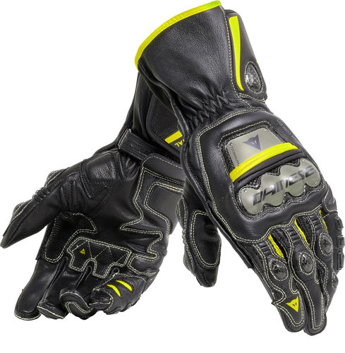 Dainese Full Metal 6 Handschoenen Zwart Geel 2Xl dainese kopen in de aanbieding