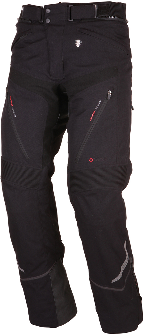 Modeka Chekker Pantalon textile de moto Noir 5XL