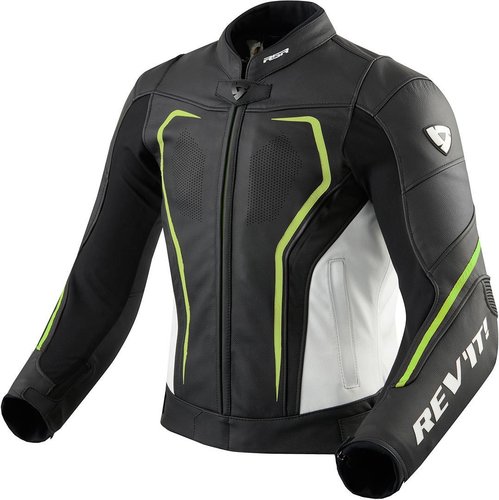 Revit Vertex Gt Motorfiets Lederen Jas Zwart Geel 48 revit kopen in de aanbieding Revit Vertex Gt Motorfiets Lederen Jas Zwart Geel 48 revit kopen in de aanbieding