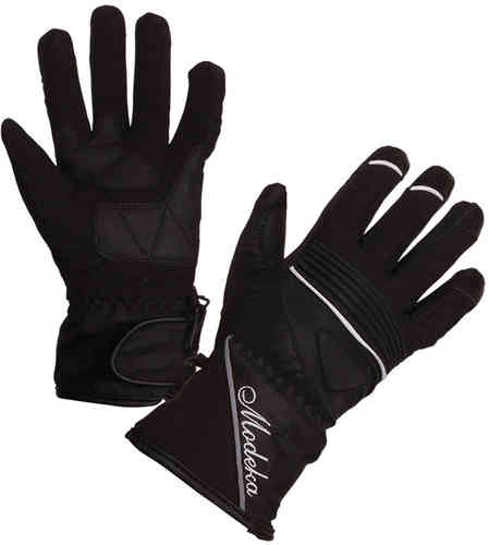 Modeka Janika Womens Handschoenen Zwart Geel Xl modeka kopen in de aanbieding