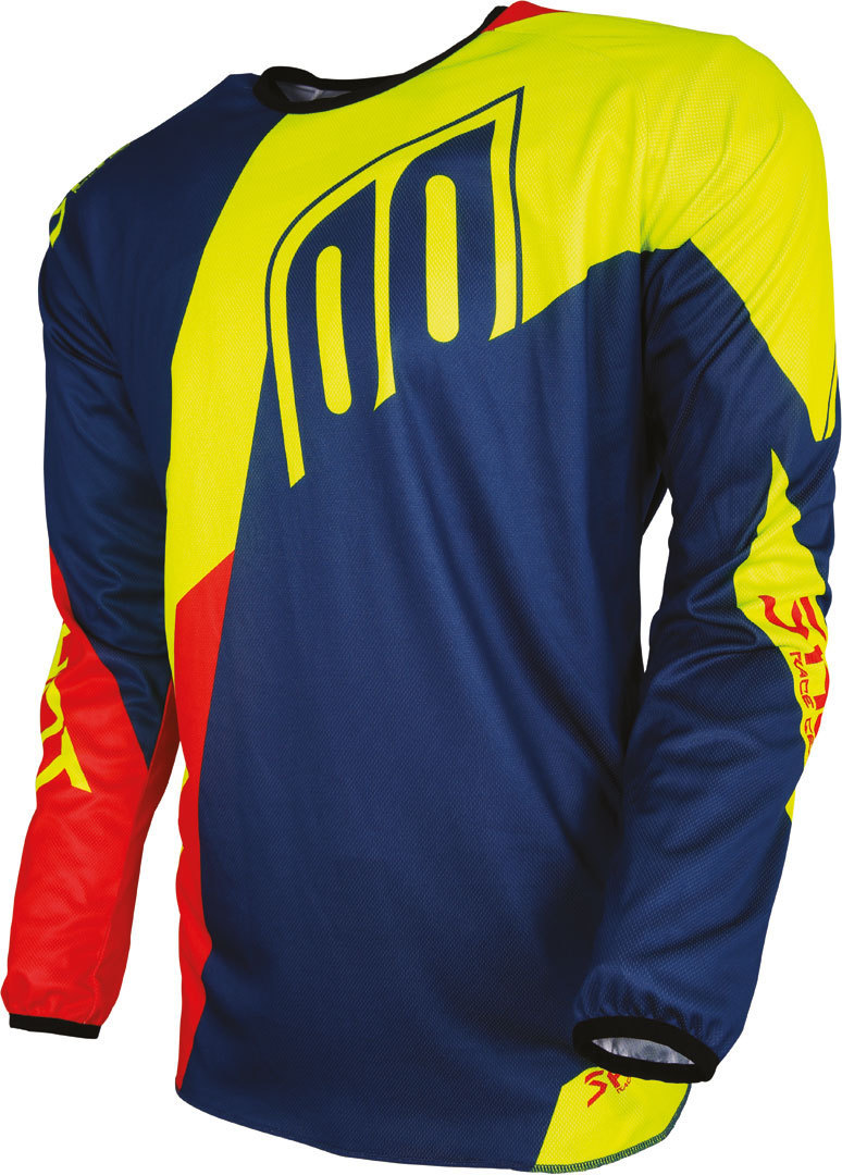 Shot Devo Alert Maillot Rouge Bleu Jaune S