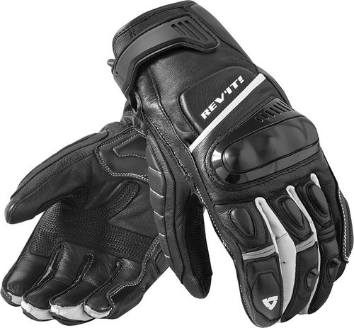 Revit Chicane Motorfiets Handschoenen Zwart Wit revit kopen in de aanbieding