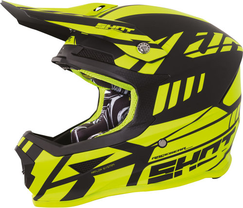 Shot Furious Riot Helm Zwart Geel Xl shot kopen in de aanbieding