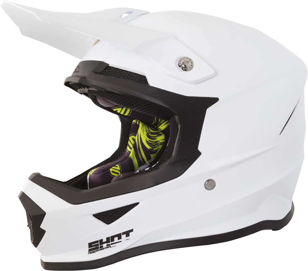 Shot Furious Solid Casque de motocross Blanc XS