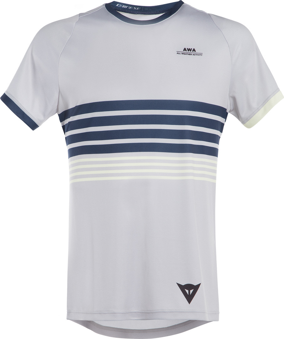 Dainese AWA Tee 1 Maillot de vélo Blanc Bleu S