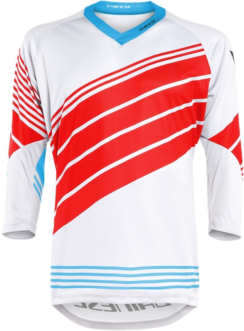 Dainese HG 2 Maillot de vélo Blanc Rouge S