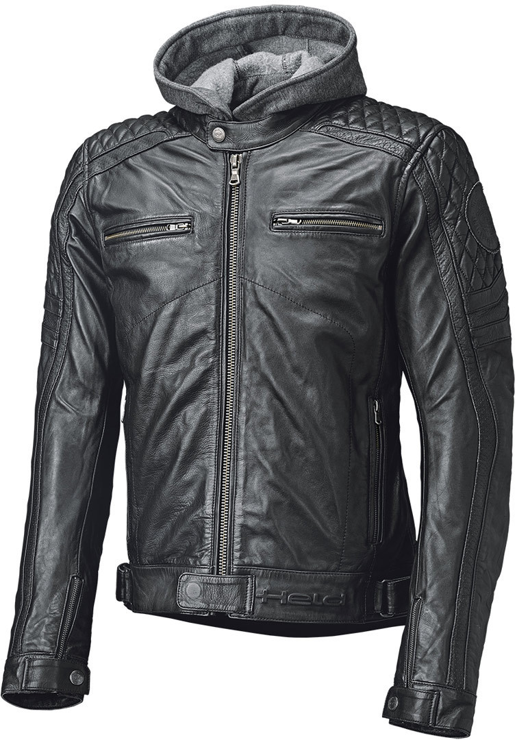 Held Walker Veste de moto en cuir Noir 50