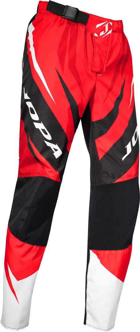 Image of Jopa Exo Pantalon MX Blanc Rouge 32