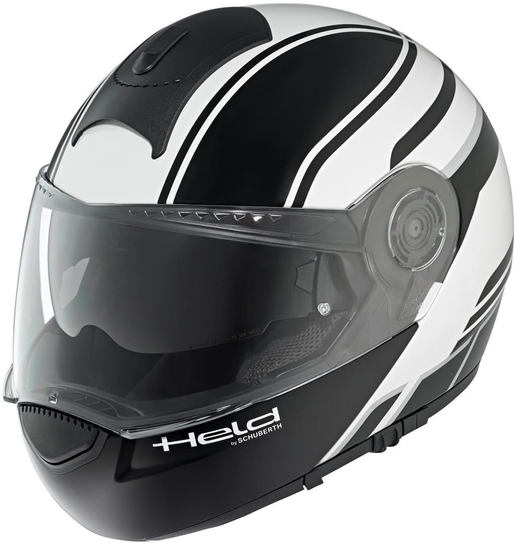 Held H-C3 / Schuberth C3 Casque Noir Blanc XS