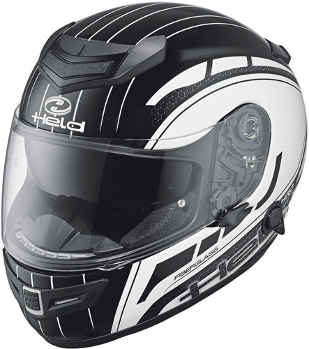 Held Brave Ii Motorfiets Helm Decor Zwart Wit 2Xl held kopen in de aanbieding