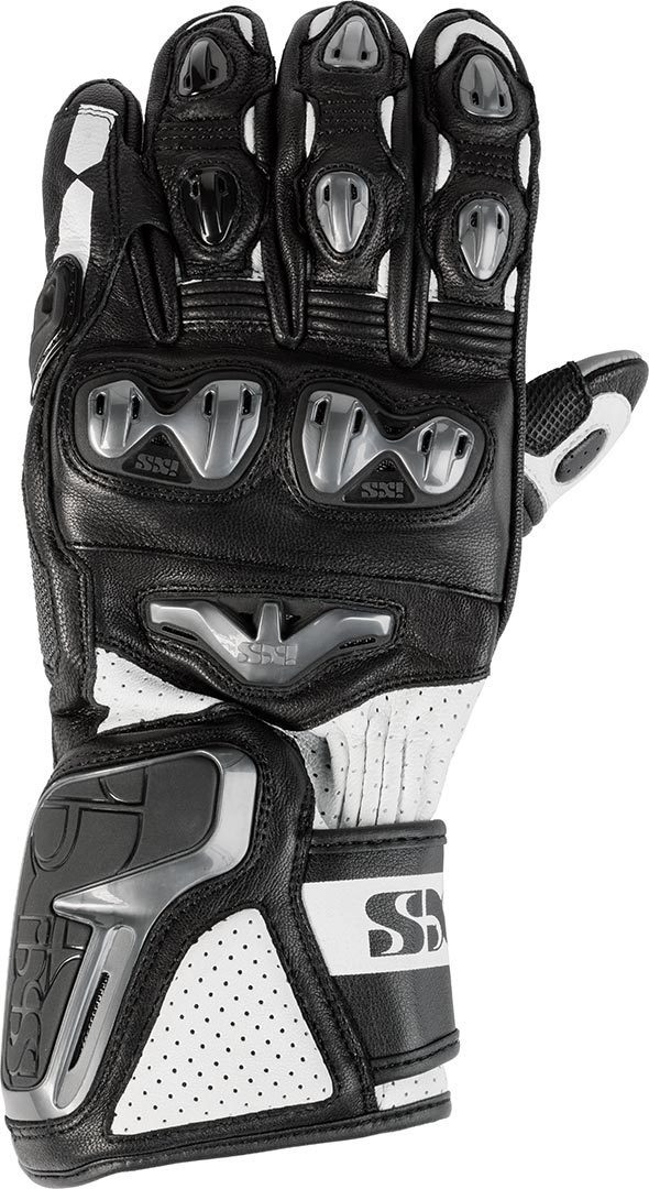 IXS X-Sport RS-400 Gants de moto Noir Blanc S