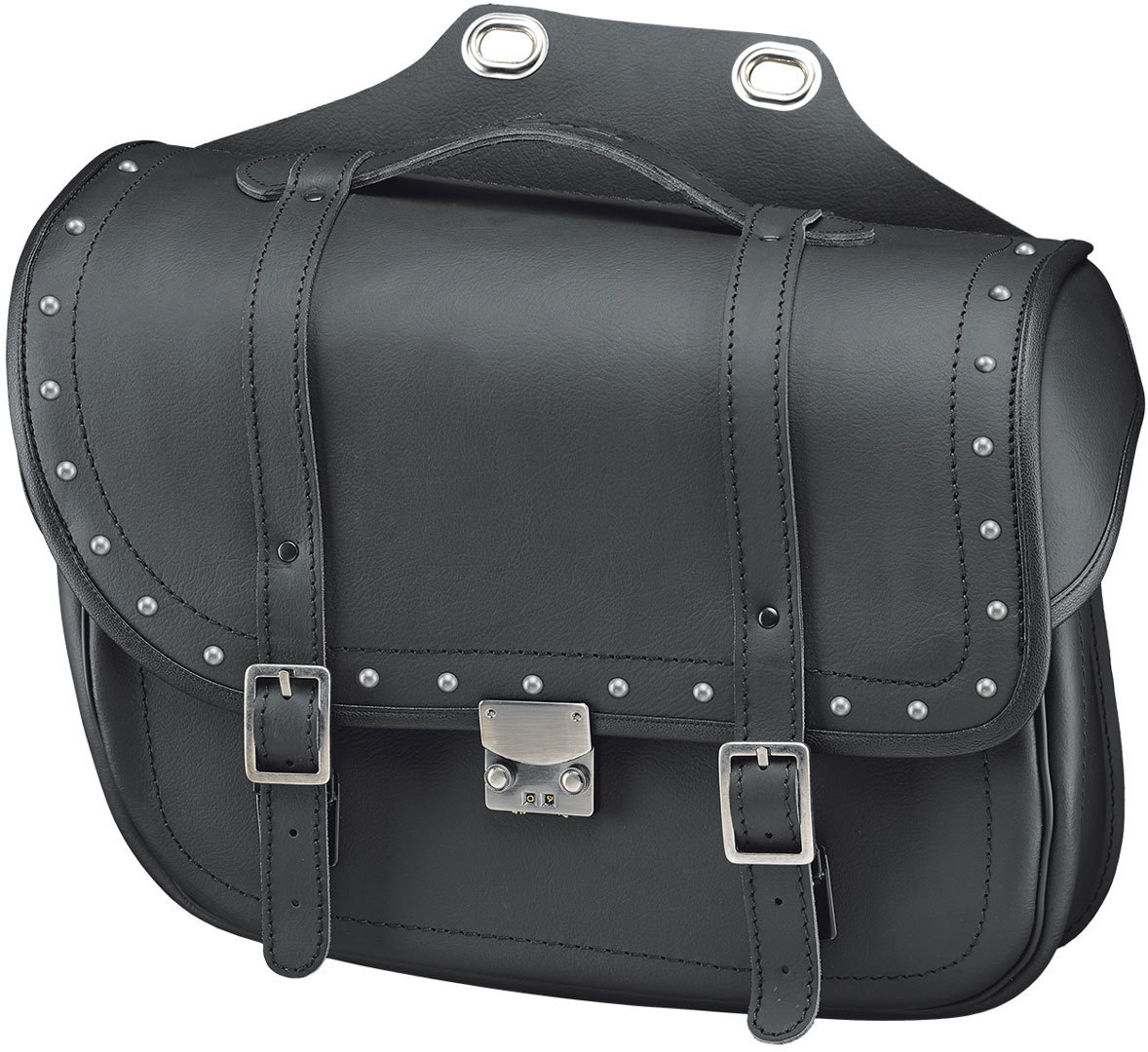 Held Cruiser Bullet Sac de selle avec Rivets Noir unique taille