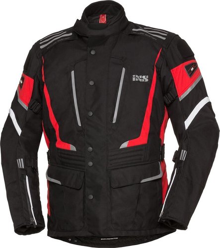Ixs X Tour Powells St Motorfiets Jas Zwart Wit Rood Xl ixs kopen in de aanbieding
