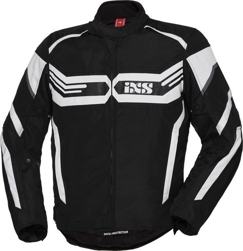 Ixs X Sport Rs 400 St Motorfiets Textiel Jas Zwart Wit Xl ixs kopen in de aanbieding