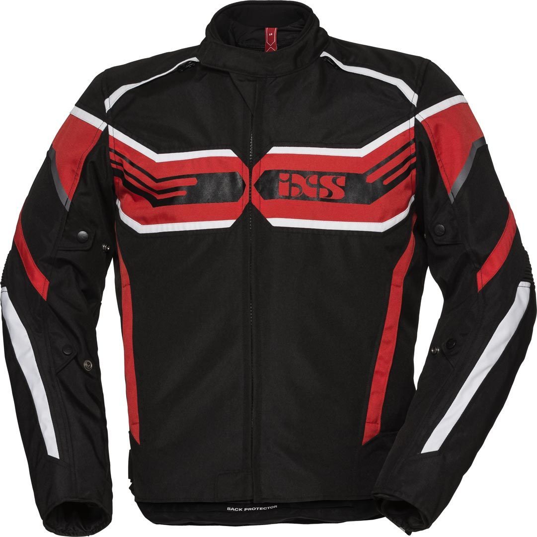 IXS X-Sport RS-400-ST Veste Textile moto Noir Blanc Rouge M