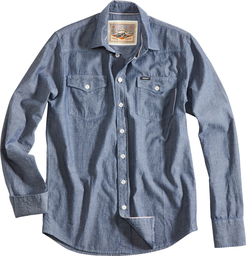 Rokker Michigan Selvage Chemise Bleu L