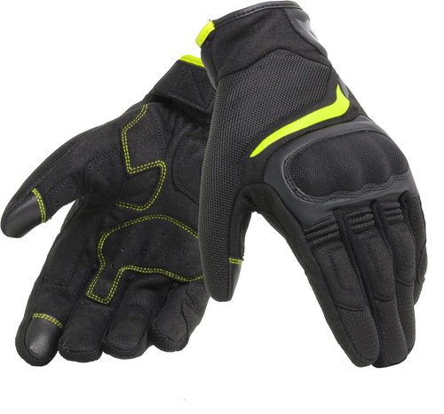 Dainese Air Master Handschoenen Zwart Geel 2Xl dainese kopen in de aanbieding