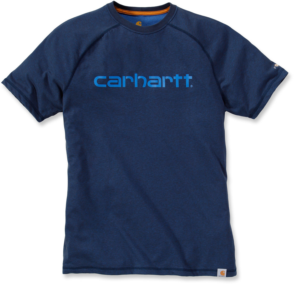 Carhartt Force Cotton Delmont Graphic T-Shirt Bleu L