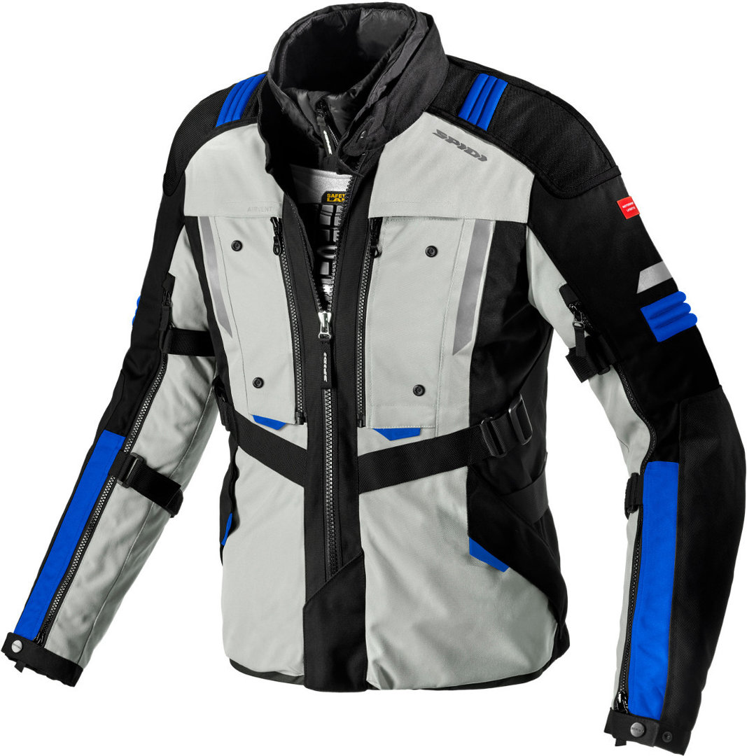 Spidi Modular Veste Textile moto Gris Bleu 3XL