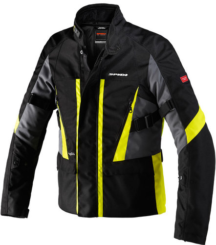 Spidi Traveller 2 Chaqueta de moto textil Negro Amarillo 4XL