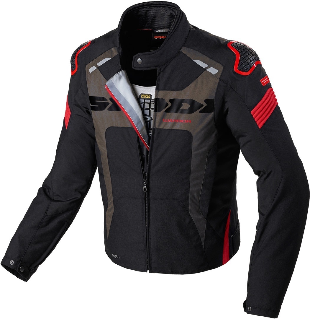 Spidi Warrior H2Out Veste Textile moto Noir Rouge S