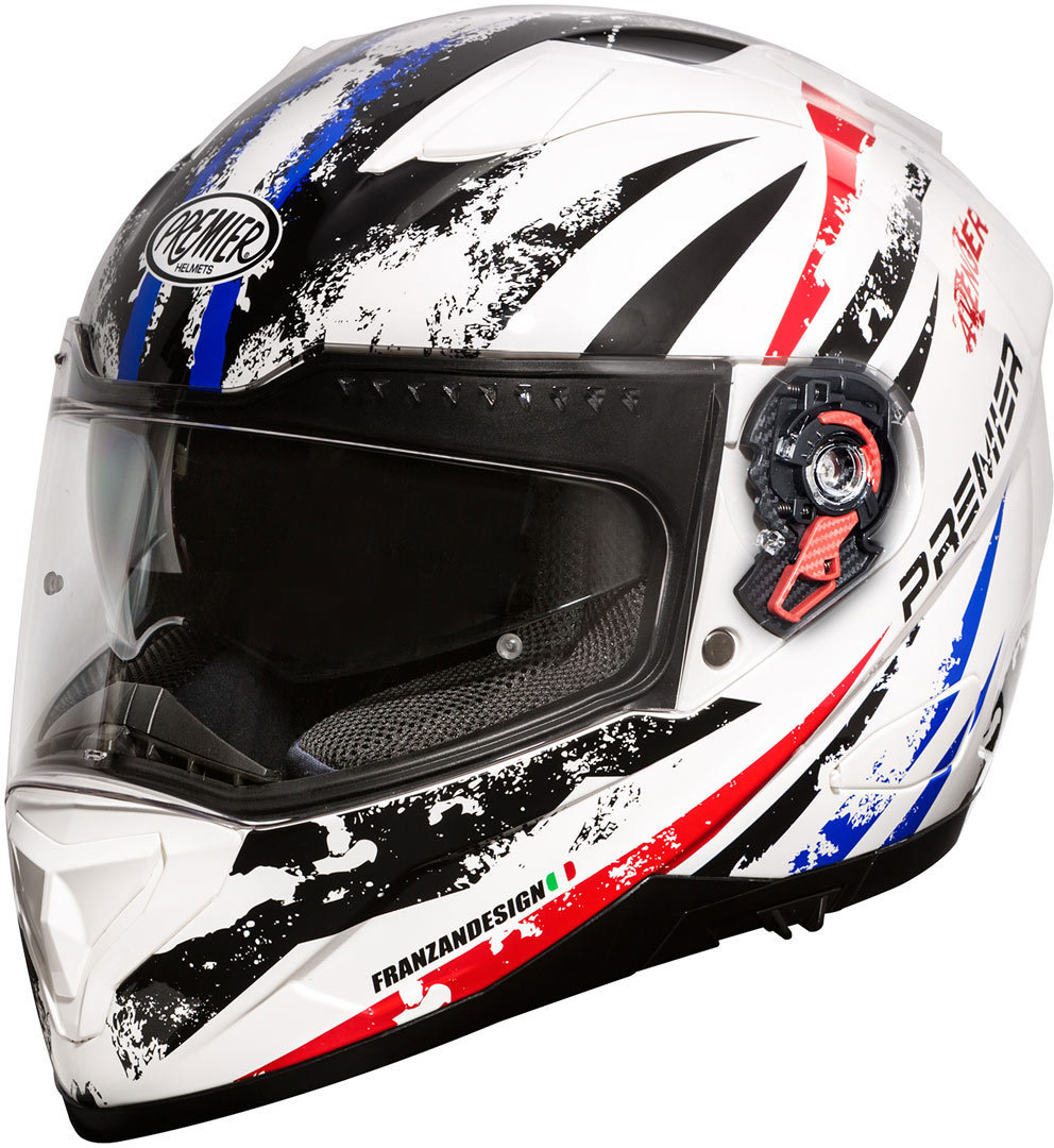 Premier Vyrus AV 1 Casque Blanc Rouge Bleu L