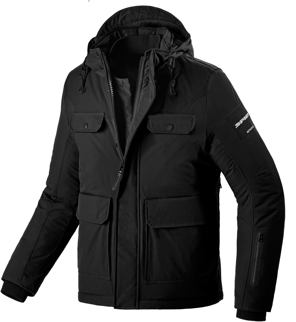 Spidi Metropole Veste Textile moto Noir L