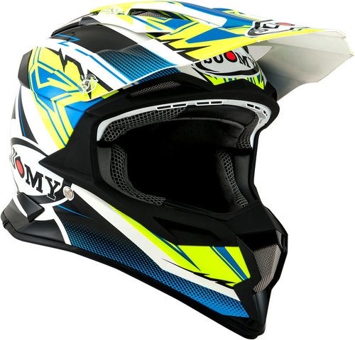 Suomy Alpha Waves Motorcross Helm Wit Geel 2Xl suomy kopen in de aanbieding