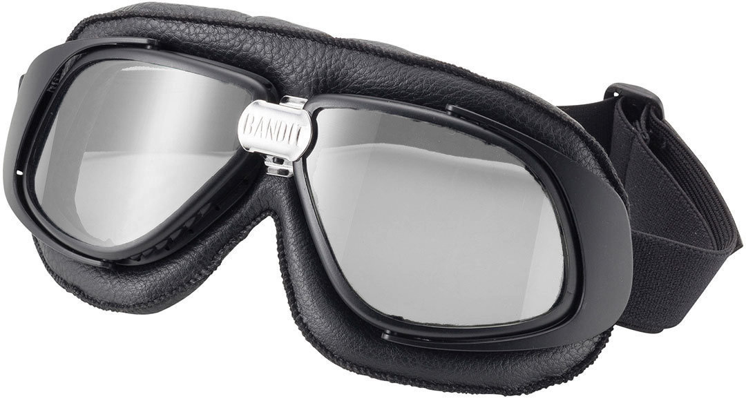 Bandit Classic Lunettes de moto Argent unique taille