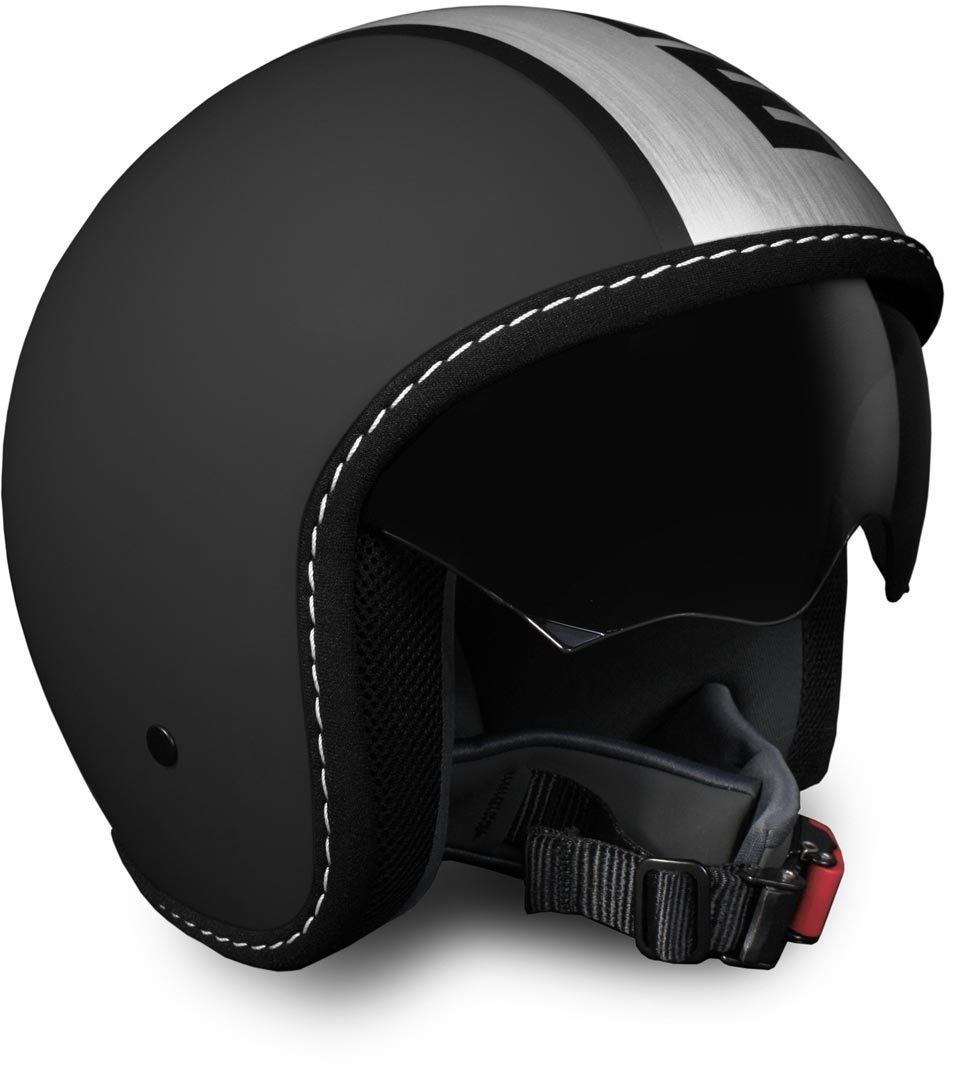 Image of MOMO Blade Casque Jet Noir Argent 2XS