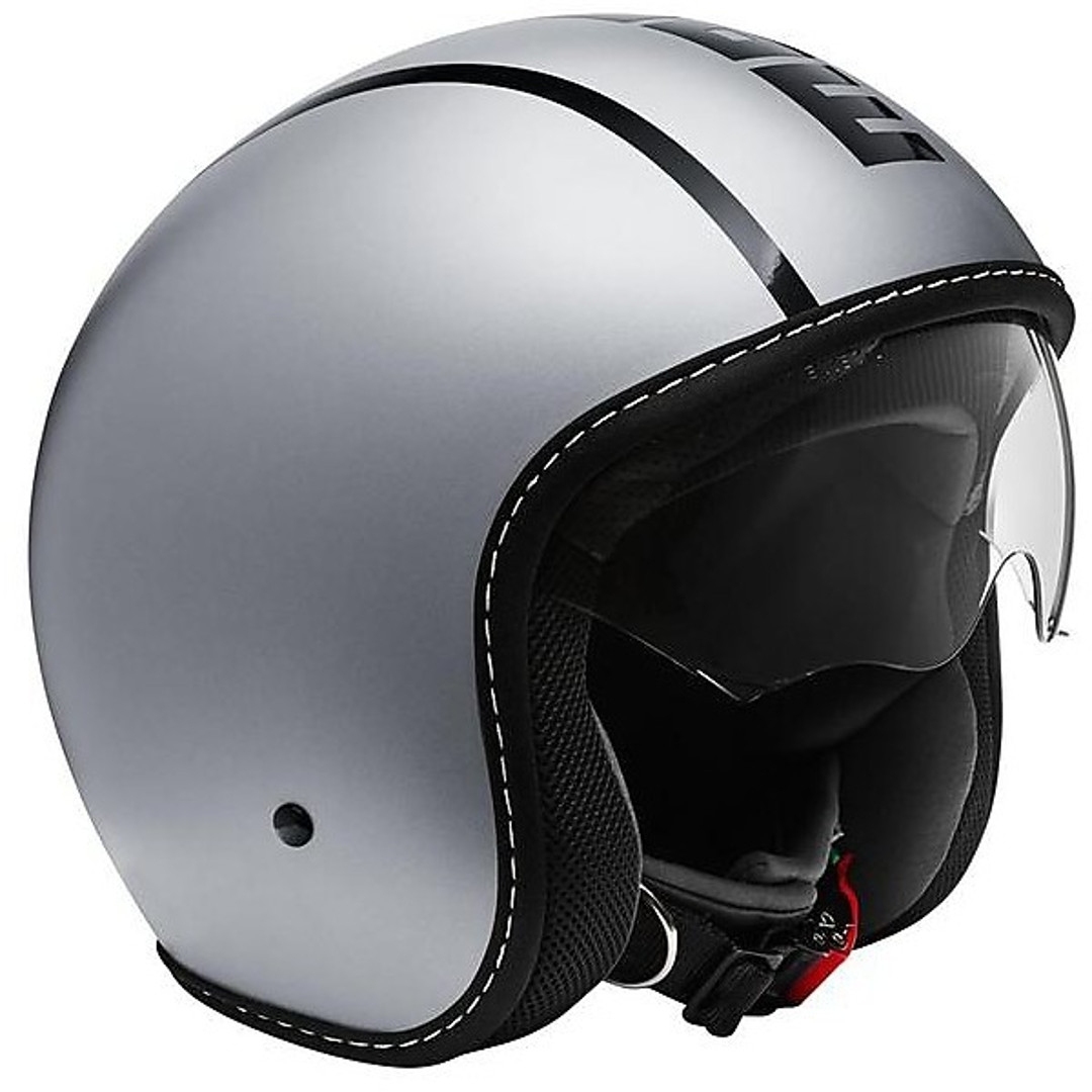 Image of MOMO Blade Casque Jet Argent 2XS